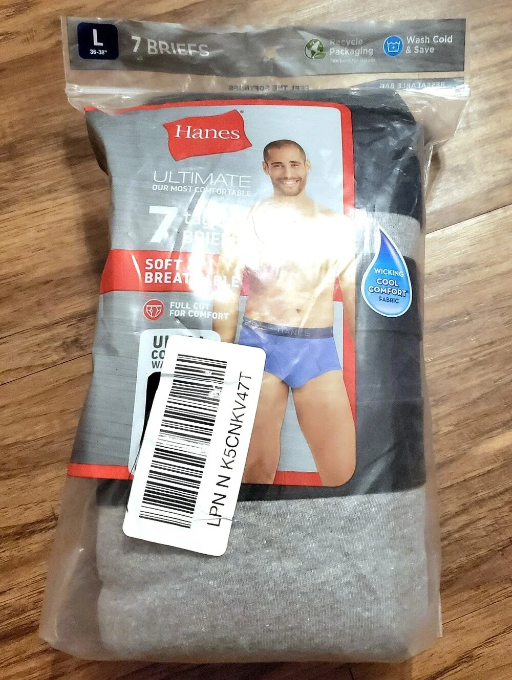 Hanes No Ride Up Briefs 7-Pack